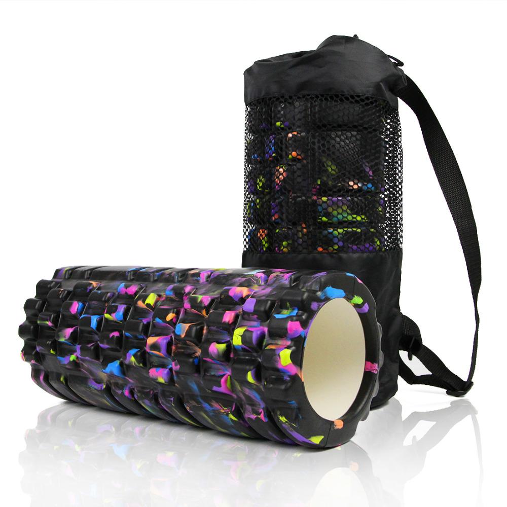 Yoga Foam Roller - Multi-Colours - Free Bag Included - Lion Heart Living